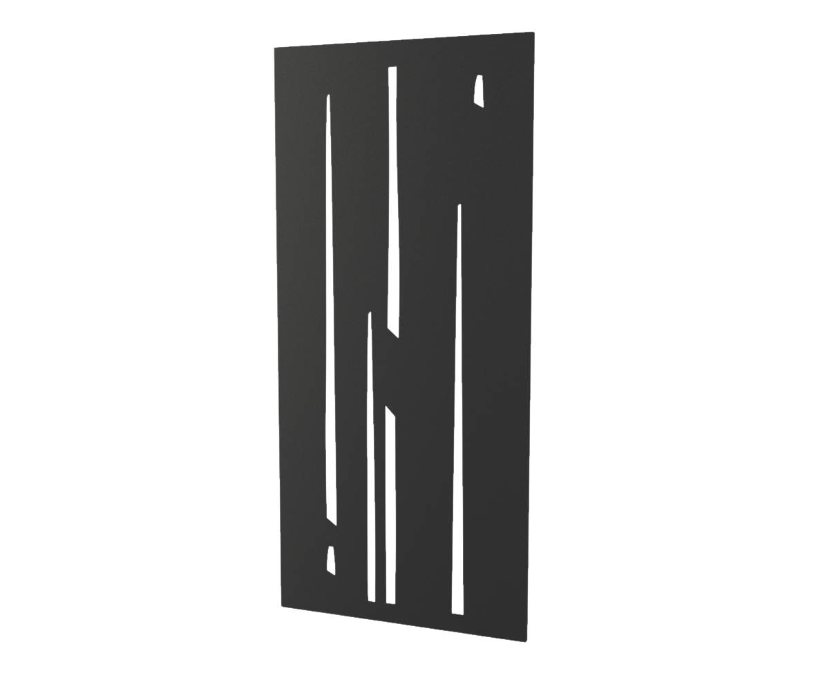 Décor vertical Pinceaux