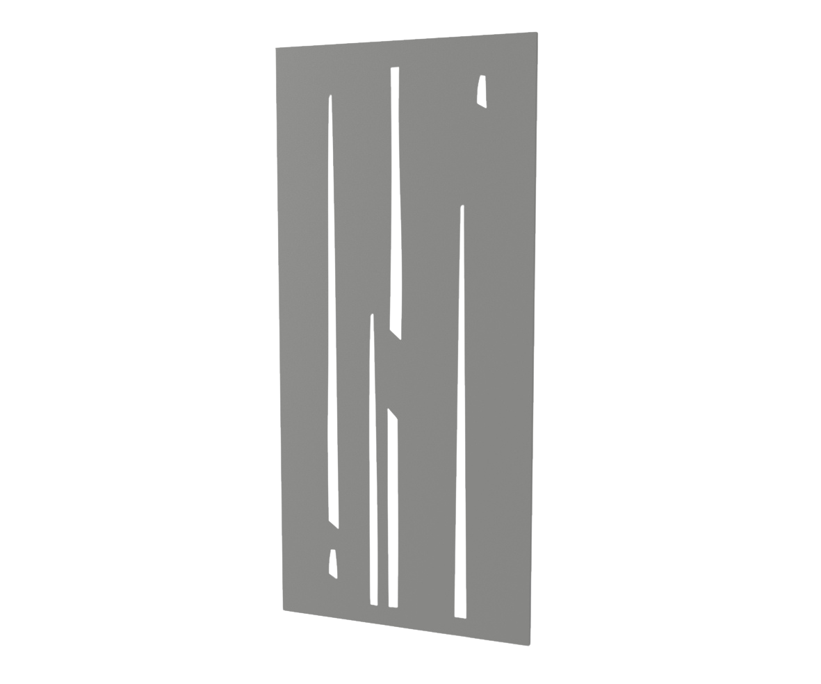 Décor vertical Pinceaux