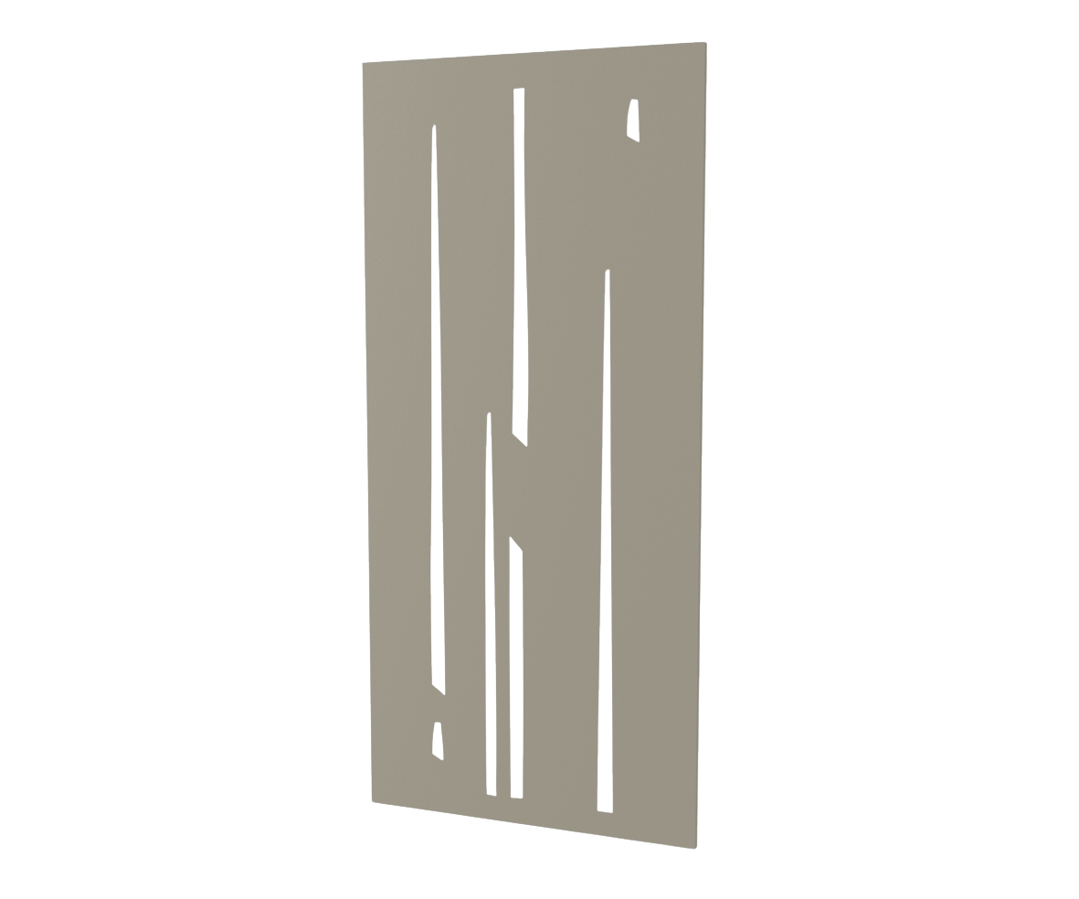 Décor vertical Pinceaux