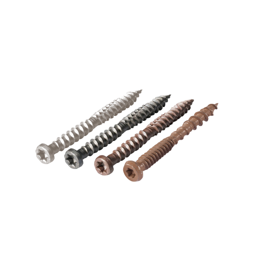 Vis de finition spécial composite