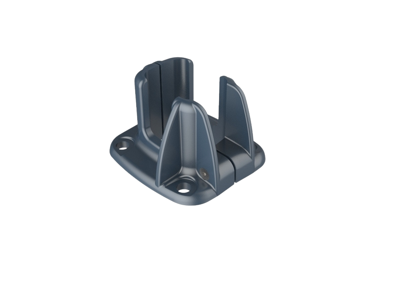 Platines fixation double coque