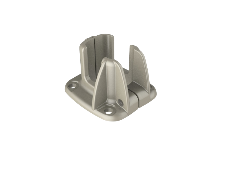 Platines fixation double coque