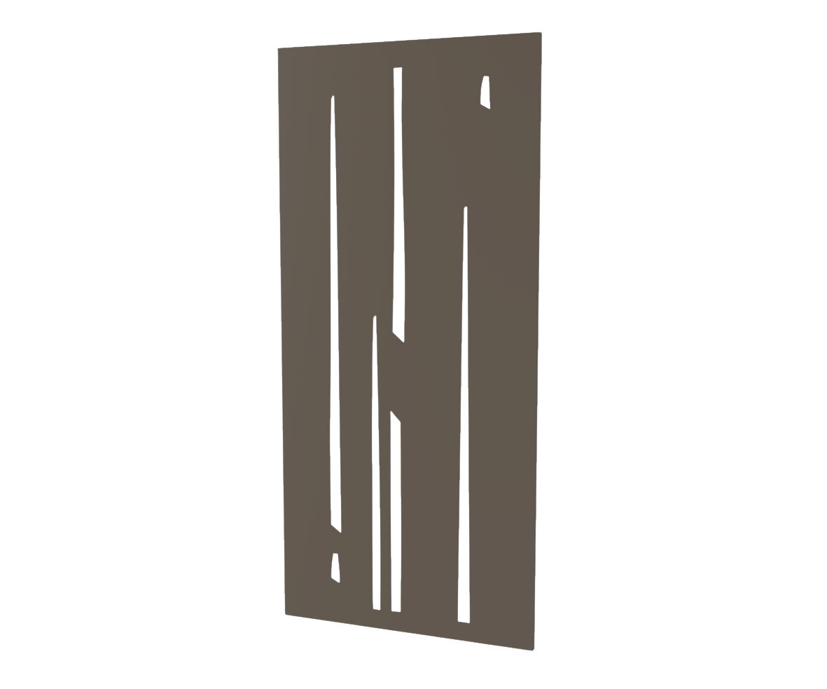 Décor vertical Pinceaux